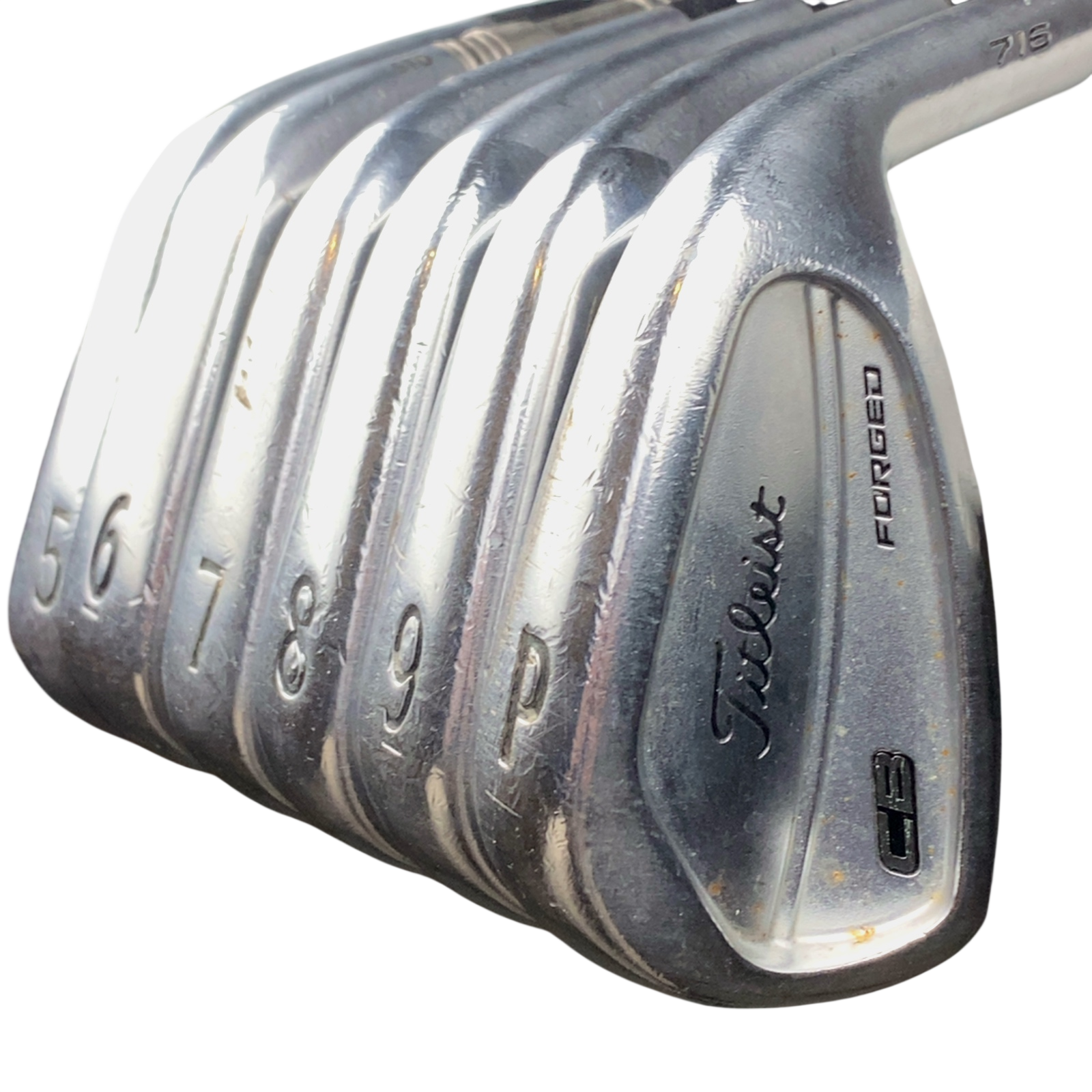 Titleist CB 716 forged Jernsæt / 5-PW / Flex X-Stiff / Stål