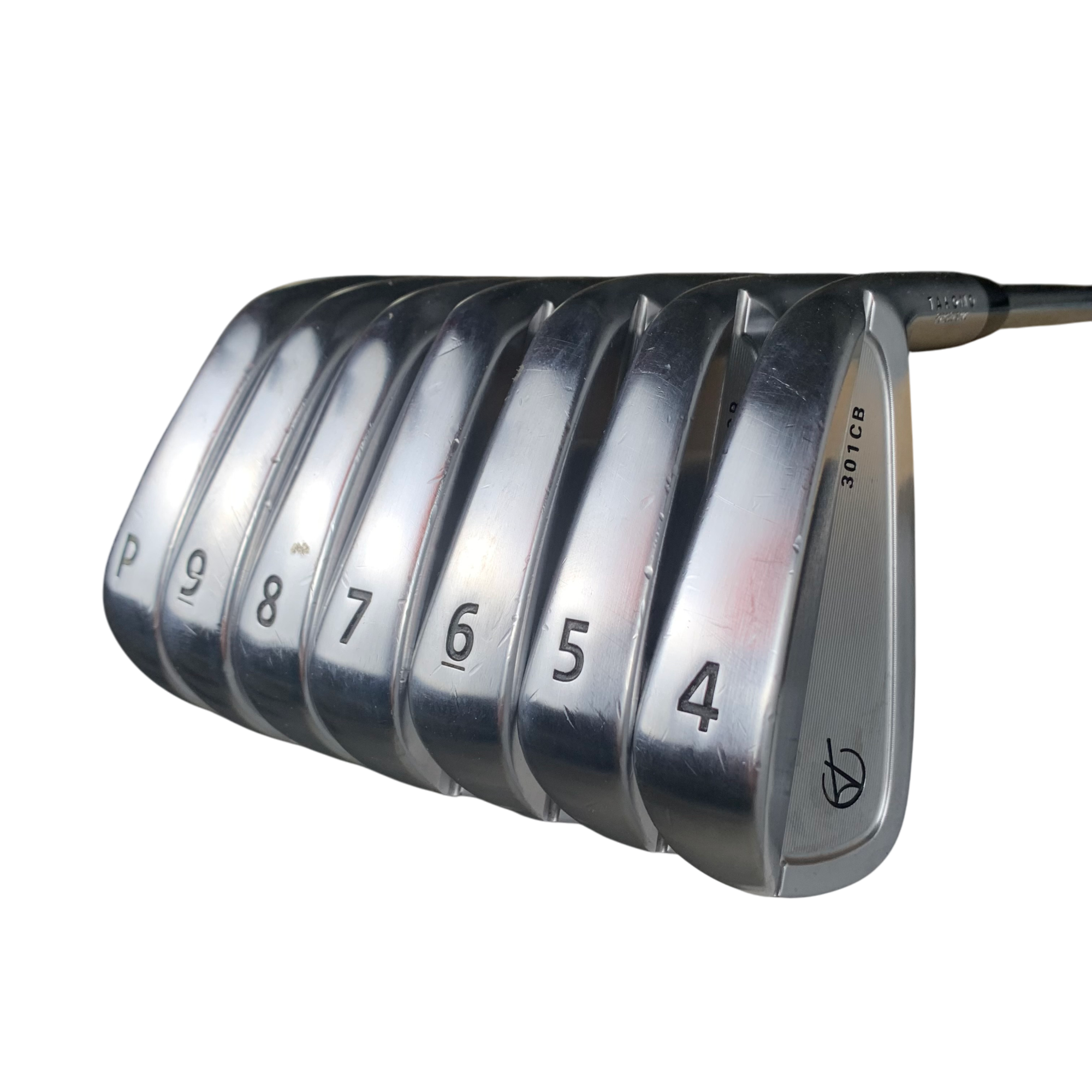 Takomo 301MB/CB Jernsæt / Flex X-Stiff / 4-PW / Stål galleri billede 2 - brugt golf udstyr i god stand
