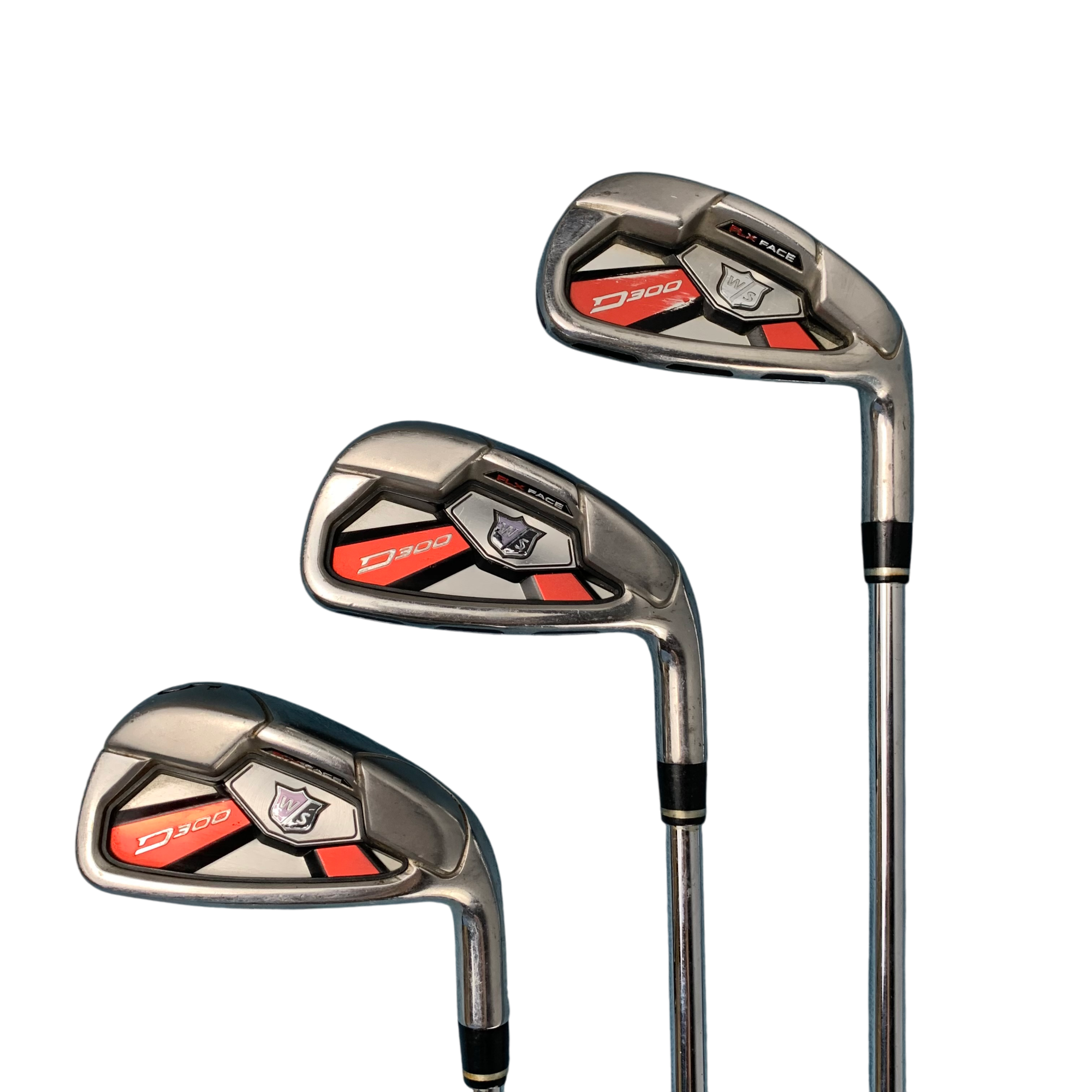 Wilson Staff D300 Jernsæt / Flex Stiff / 5-G / Stål hovedbillede - brugt golf udstyr i god stand