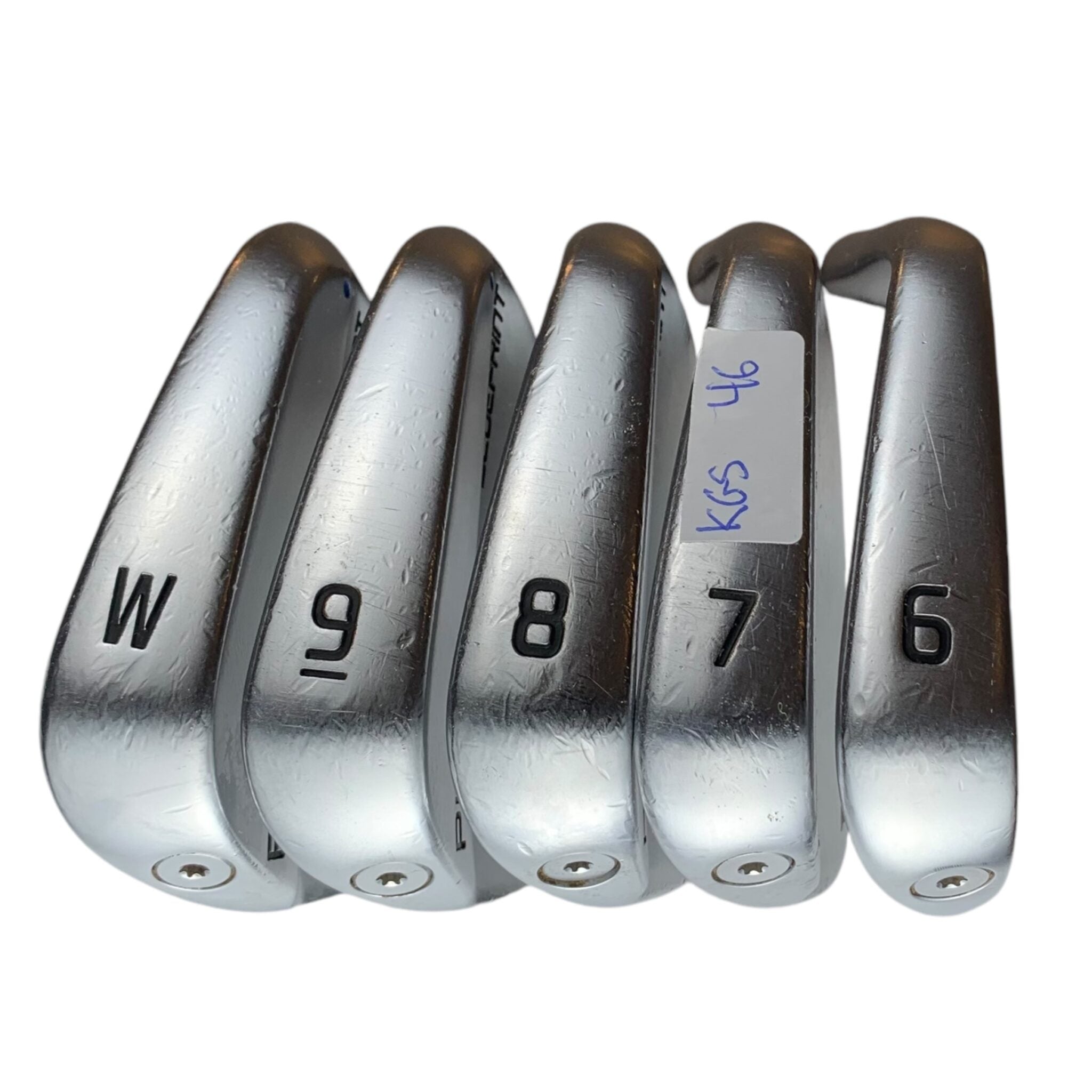 Ping Blueprint Ironset / Flex Stiff - Steel / 6-W / Blue Lie Dot