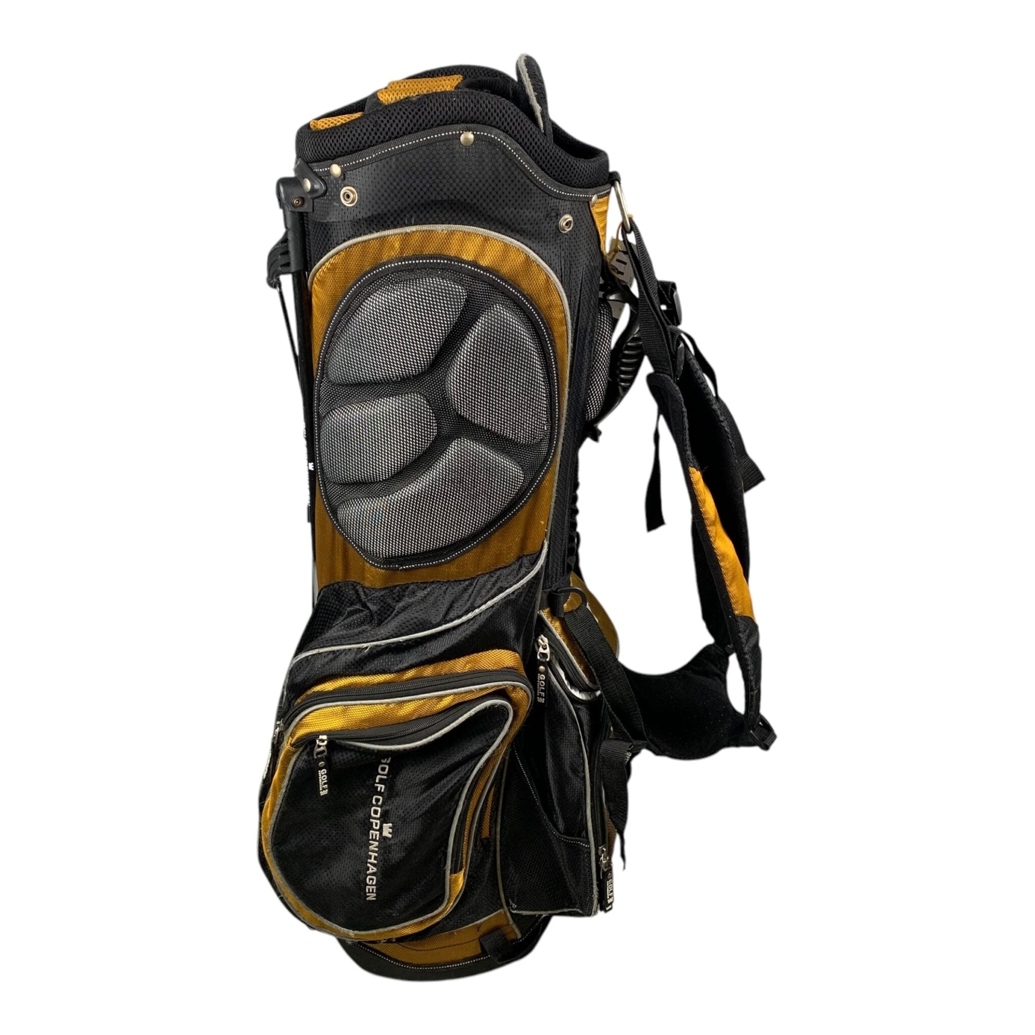 Golf Copenhagen StandBag / Black/Gold / 7 Rum