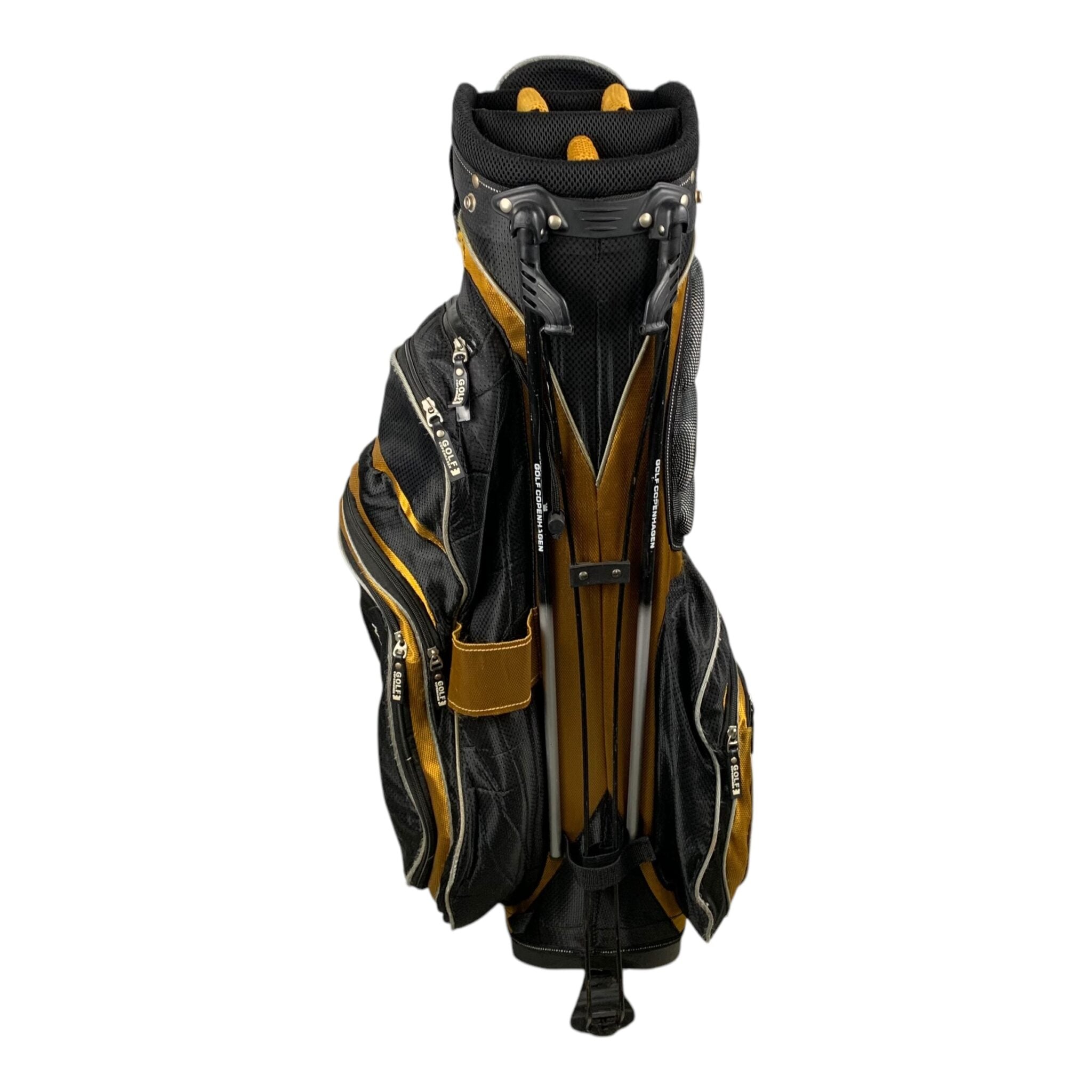 Golf Copenhagen StandBag / Black/Gold / 7 Rum