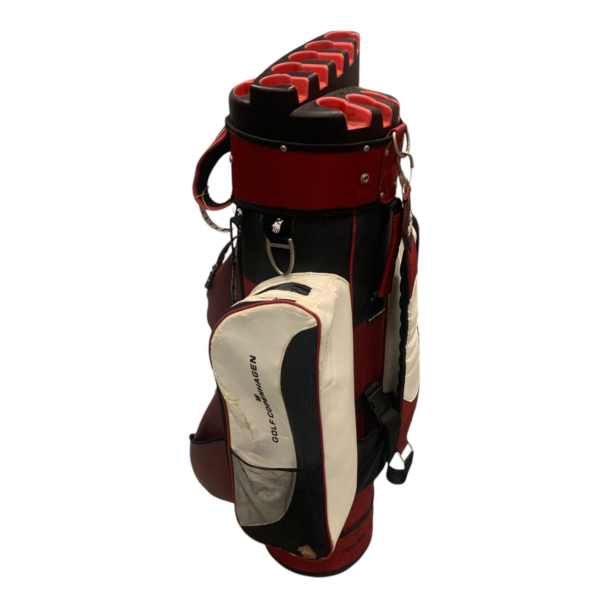 Golf Copenhagen Cartbag / Red/White / 11 Rum