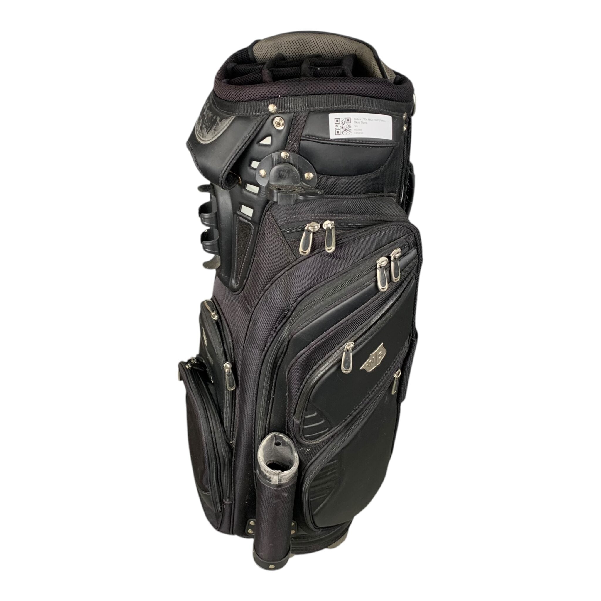 BigMax CartBag / Black/Red / 14-Rum