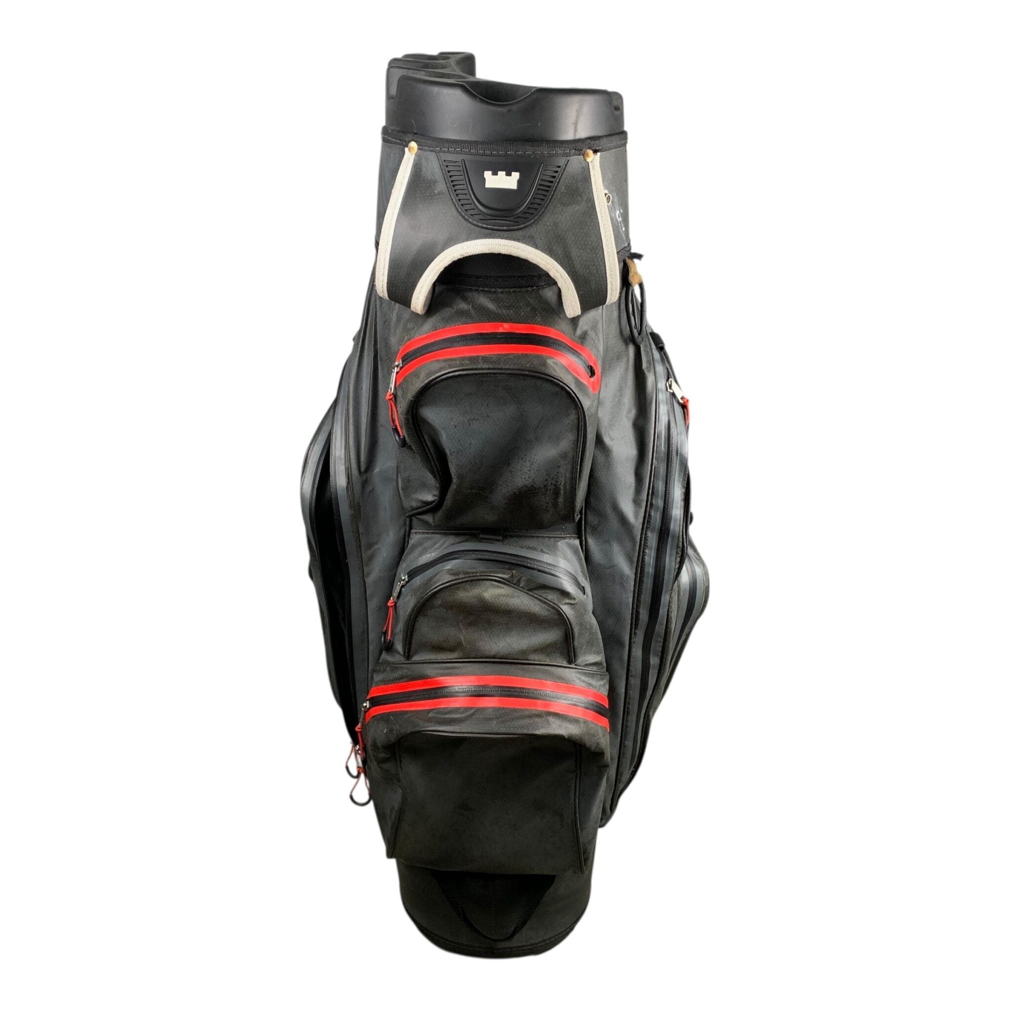 Golf Copenhagen Cartbag / Black/Red / 12-Rum