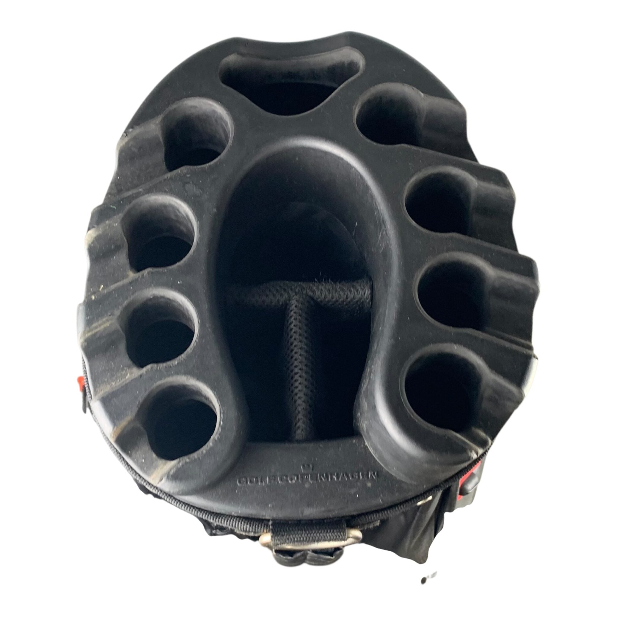 Golf Copenhagen Cartbag / Black/Red / 12-Rum