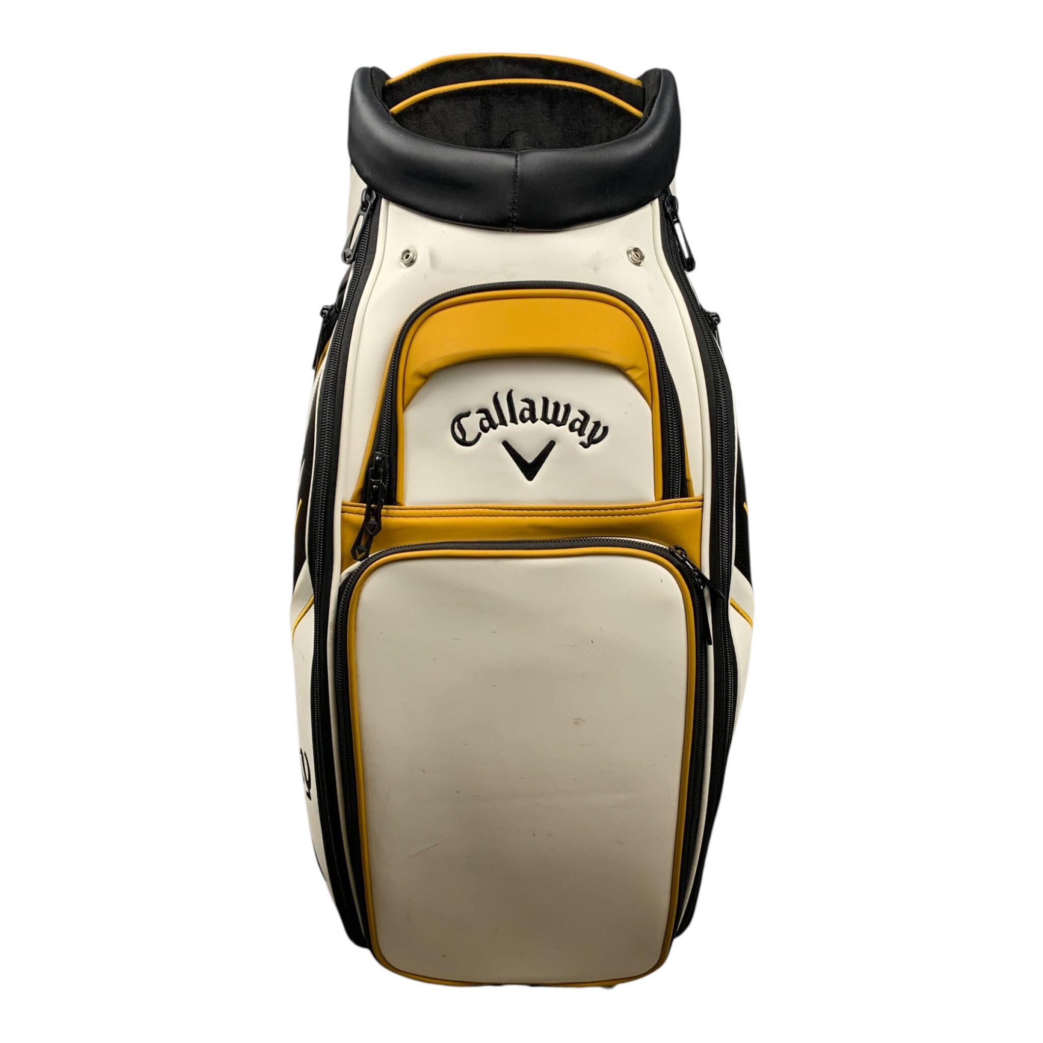 Callaway Rogue ST Staffbag / White/Gold/Black / 6 Rum