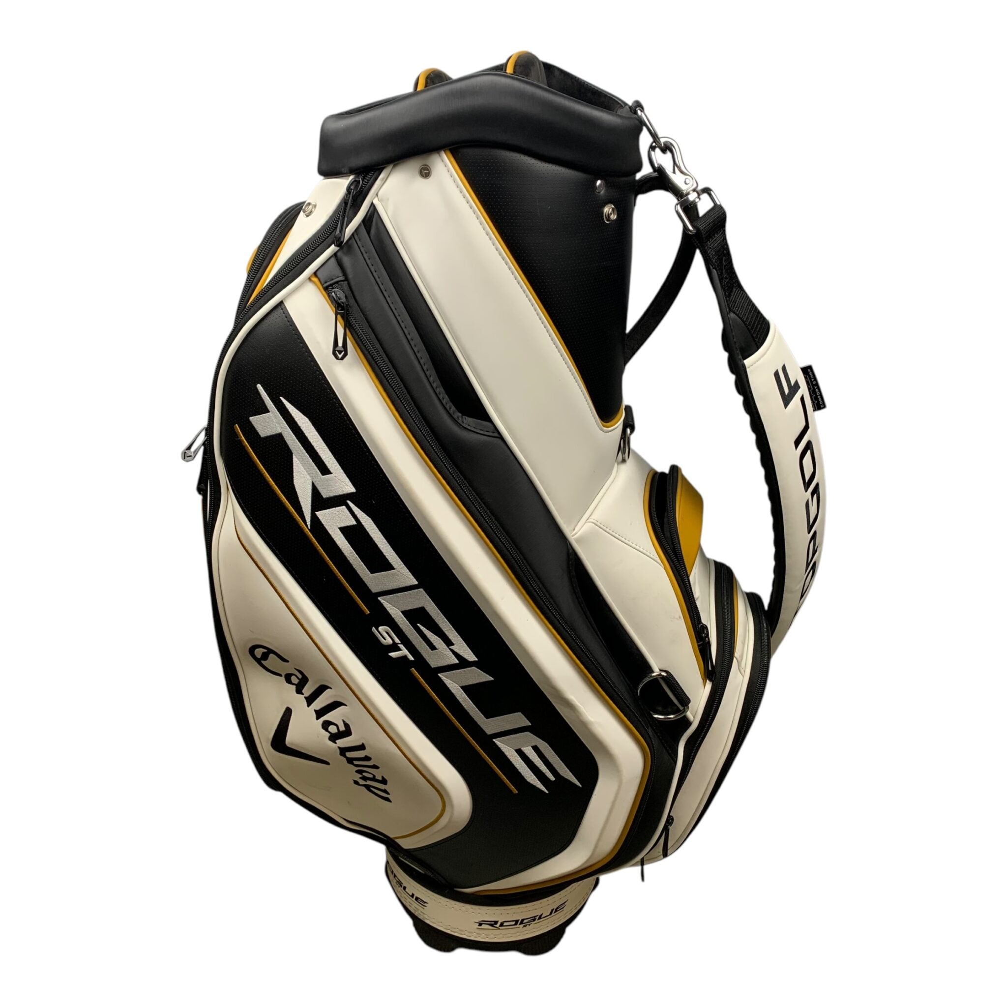 Callaway Rogue ST Staffbag / White/Gold/Black / 6 Rum