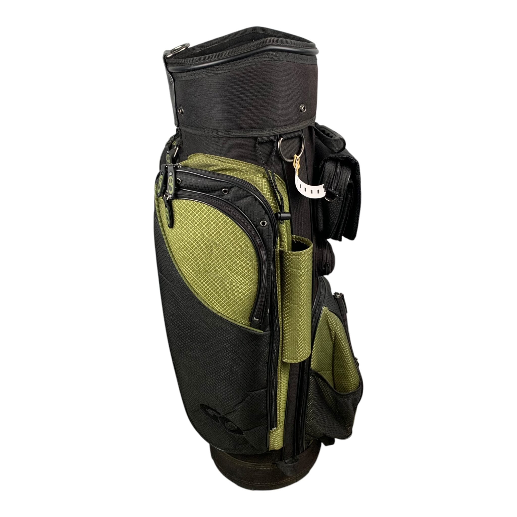 Go Golf CartBag / Black/Green / 14 Rum