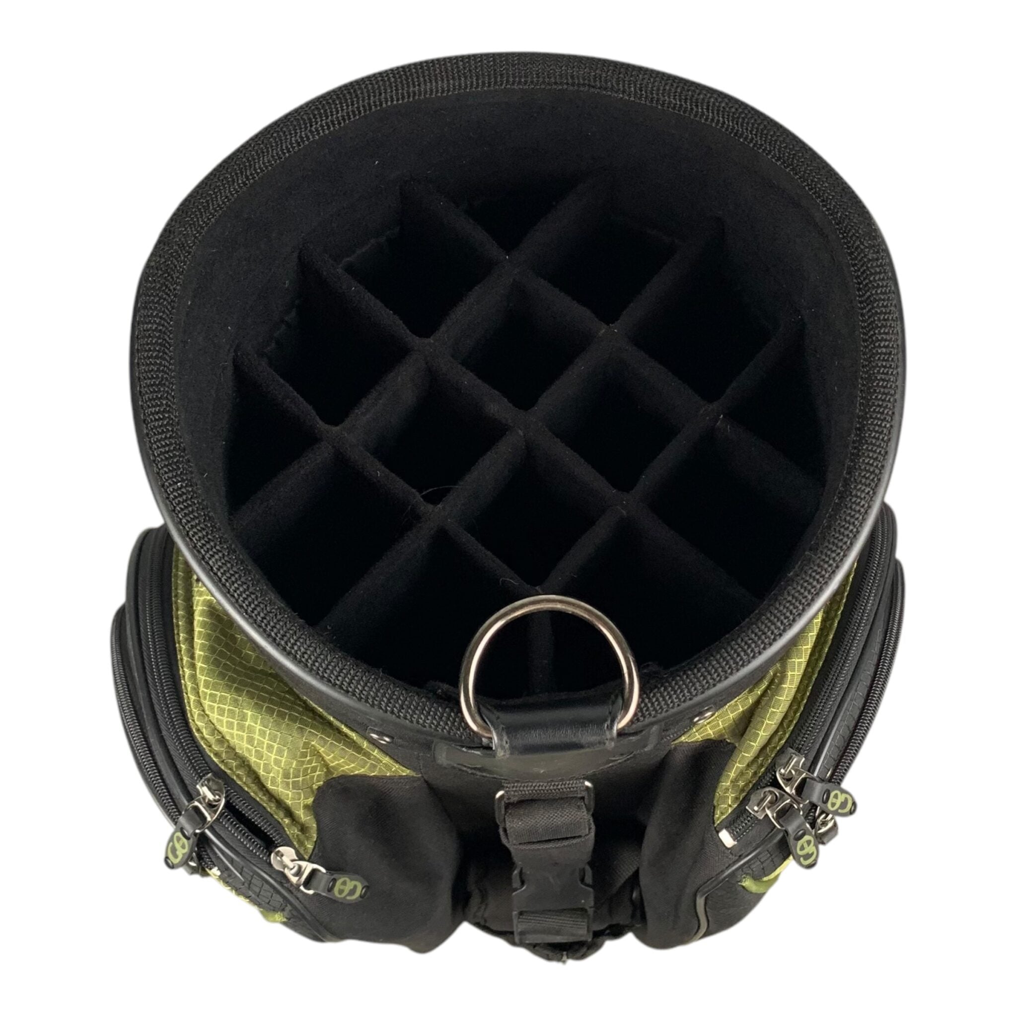 Go Golf CartBag / Black/Green / 14 Rum