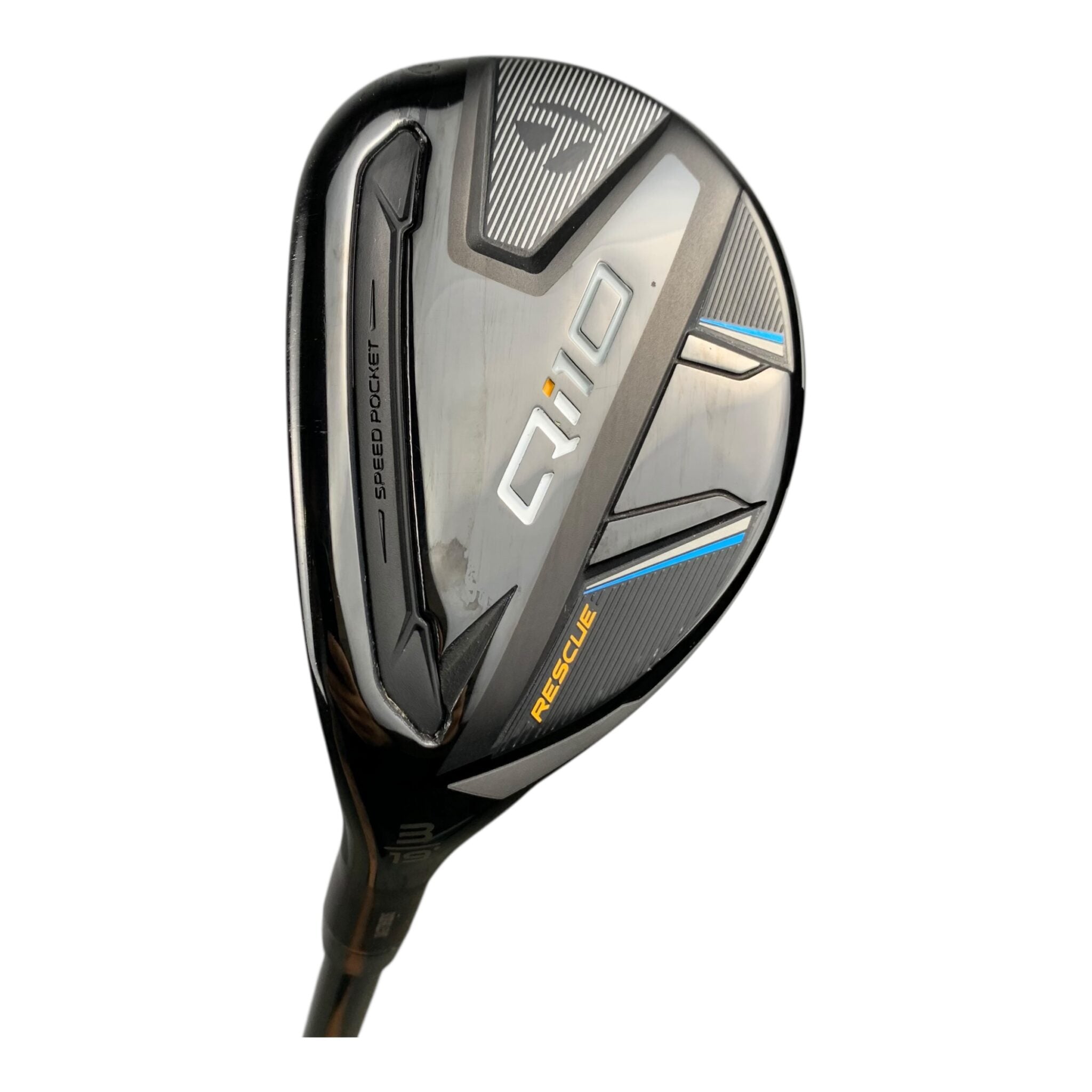 TaylorMade Qi10 Hybrid / Flex Stiff / Grafit / #3/19 - Venstre