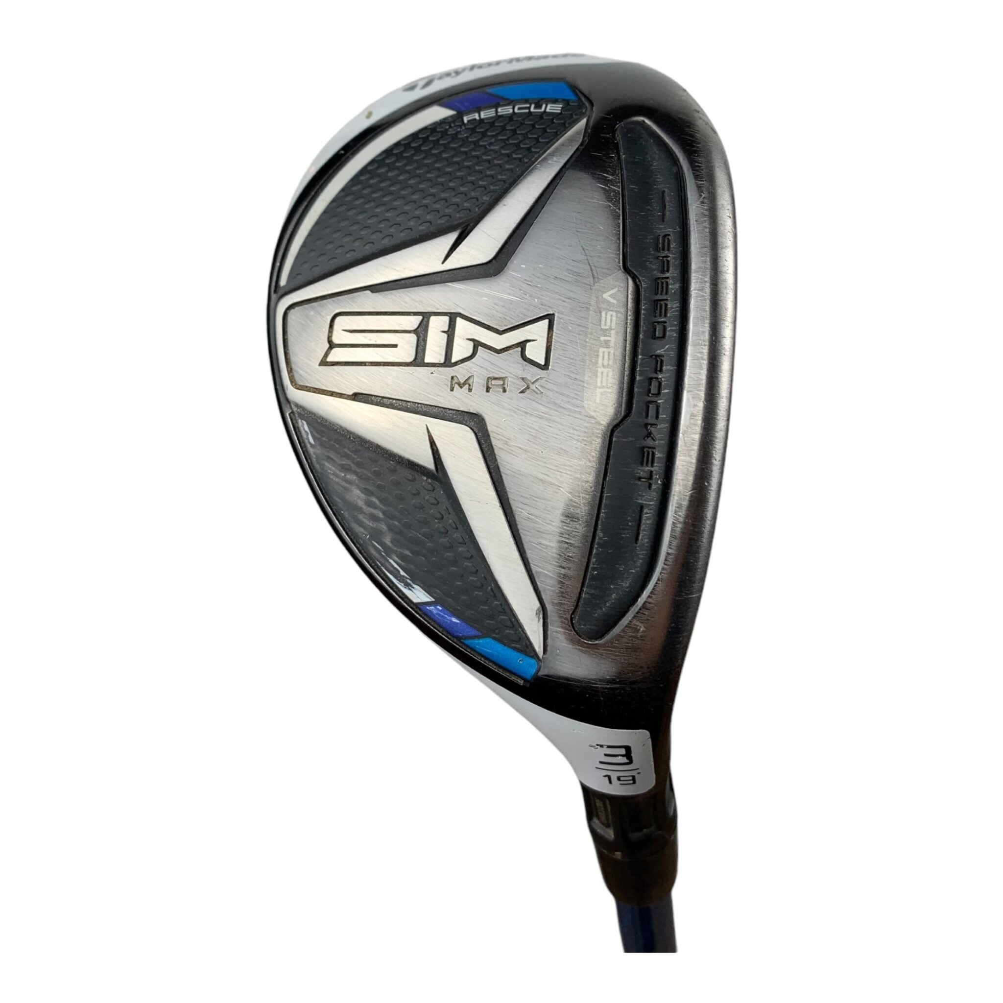 TaylorMade SIM MAX Hybrid / Flex Stiff - Graphite / #3/19