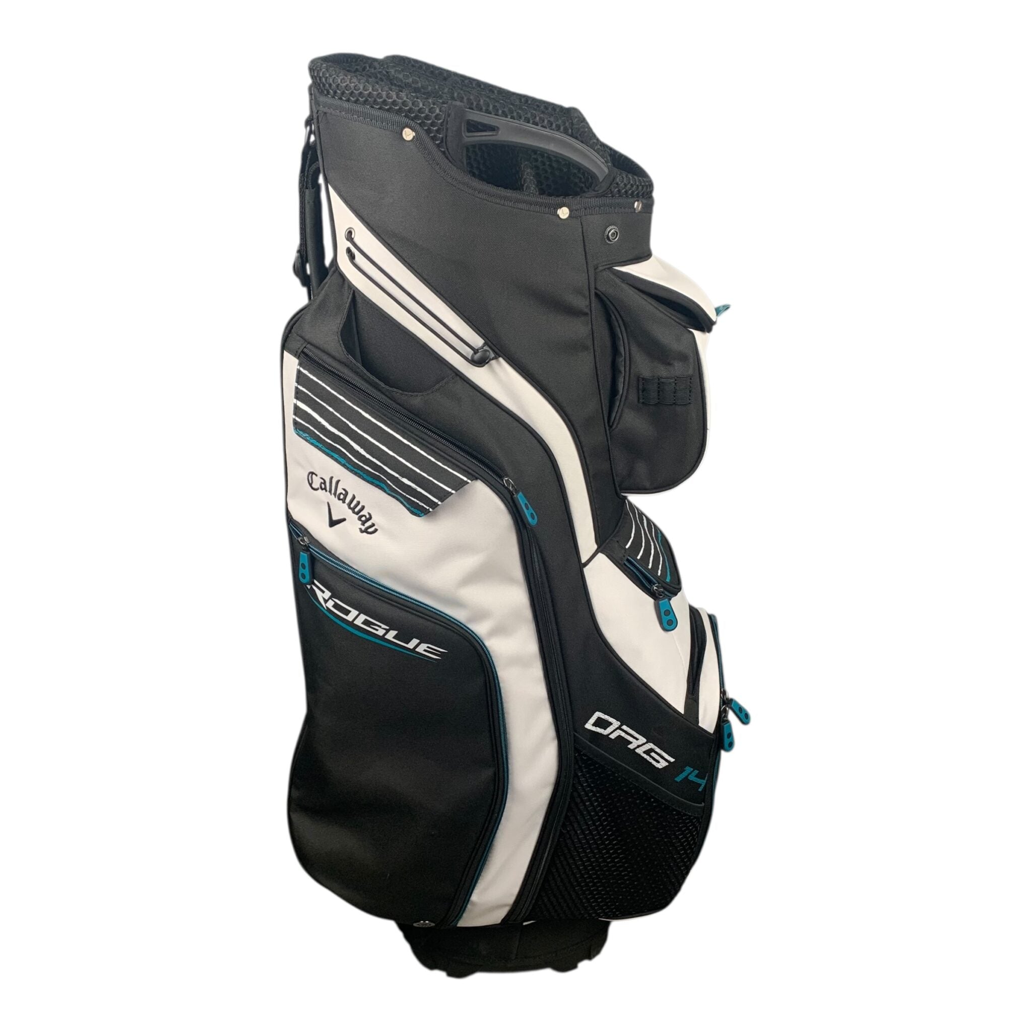Callaway Rogue ORG 14 Cartbag / Black/White/Blue / 14-Rum