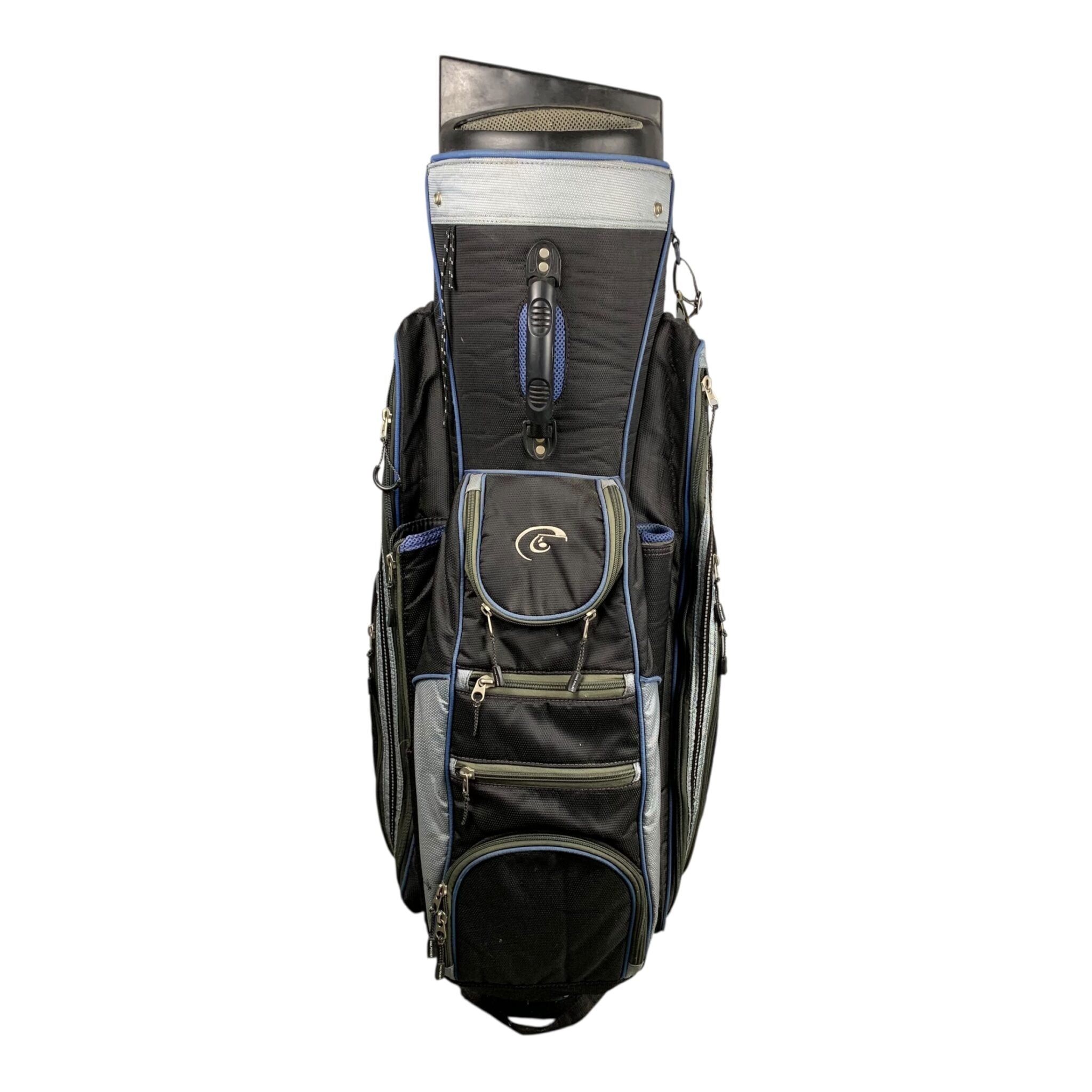 Golf Copenhagen Cart Bag / Black/Grey / 10-Rum