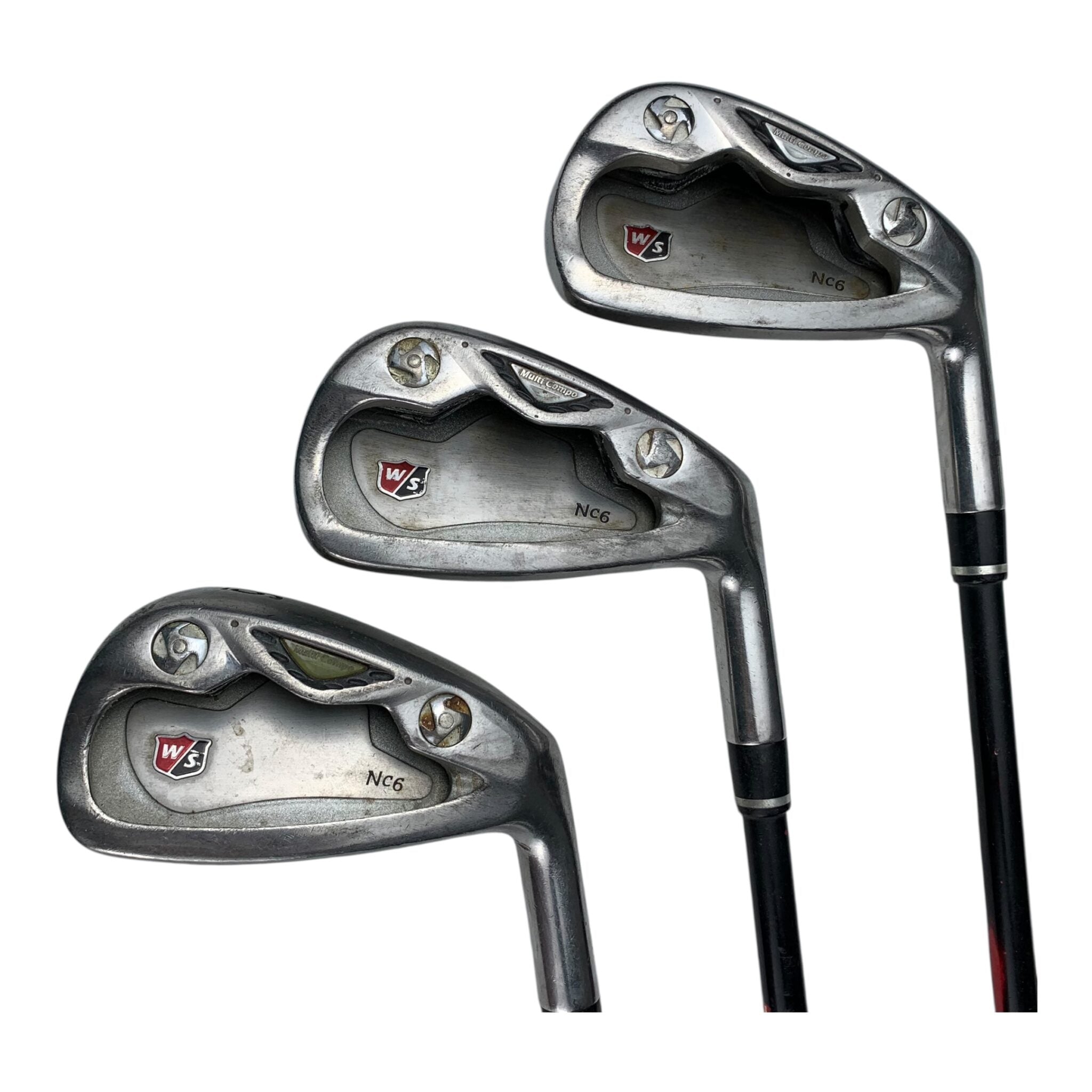 Wilson Staff Nc6 Jernsæt / Flex Regular / 4-SW  / Grafit
