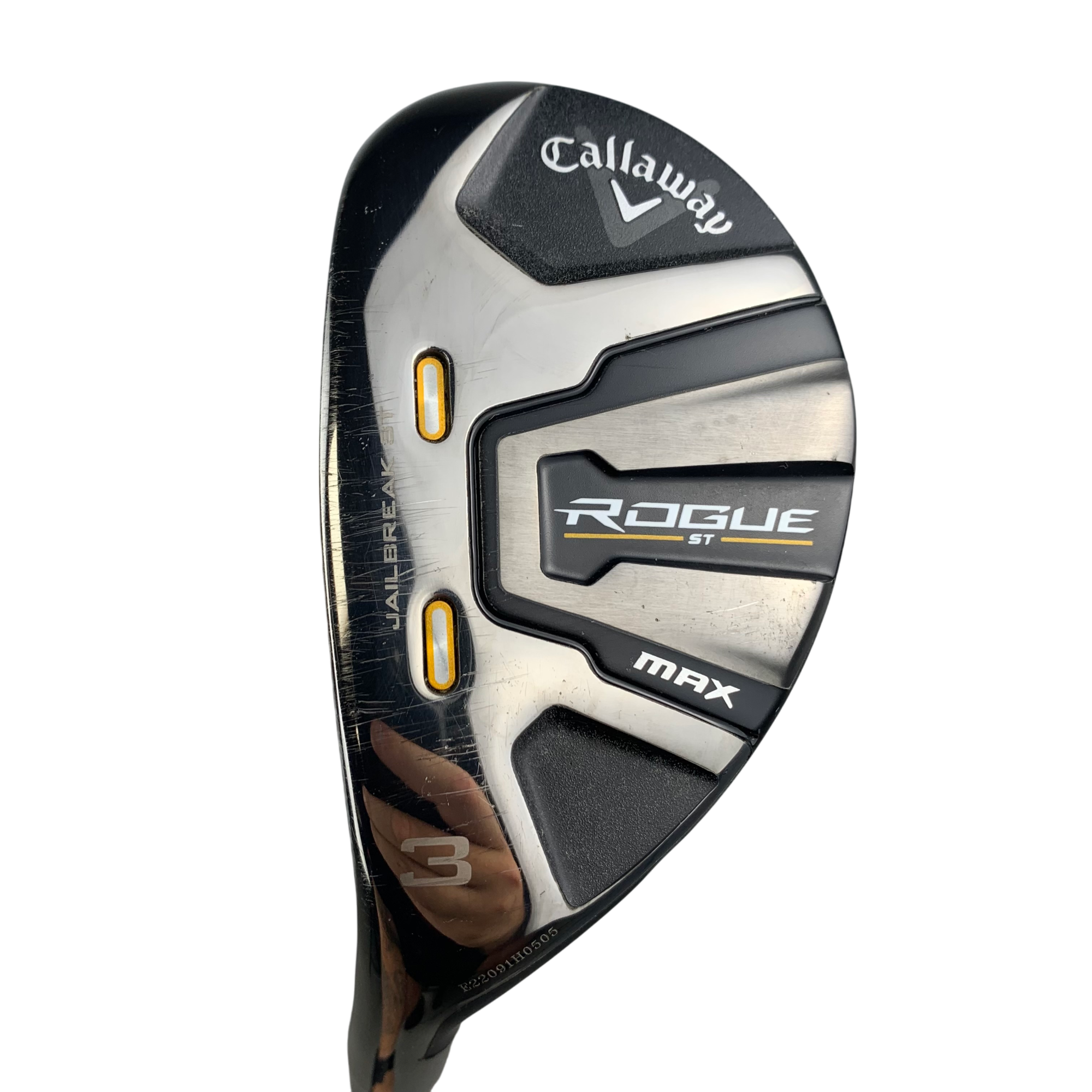 Callaway Rogue ST Max Hybrid / Flex Regular / Grafit / #3/18 Venstre hovedbillede - brugt golf udstyr i god stand