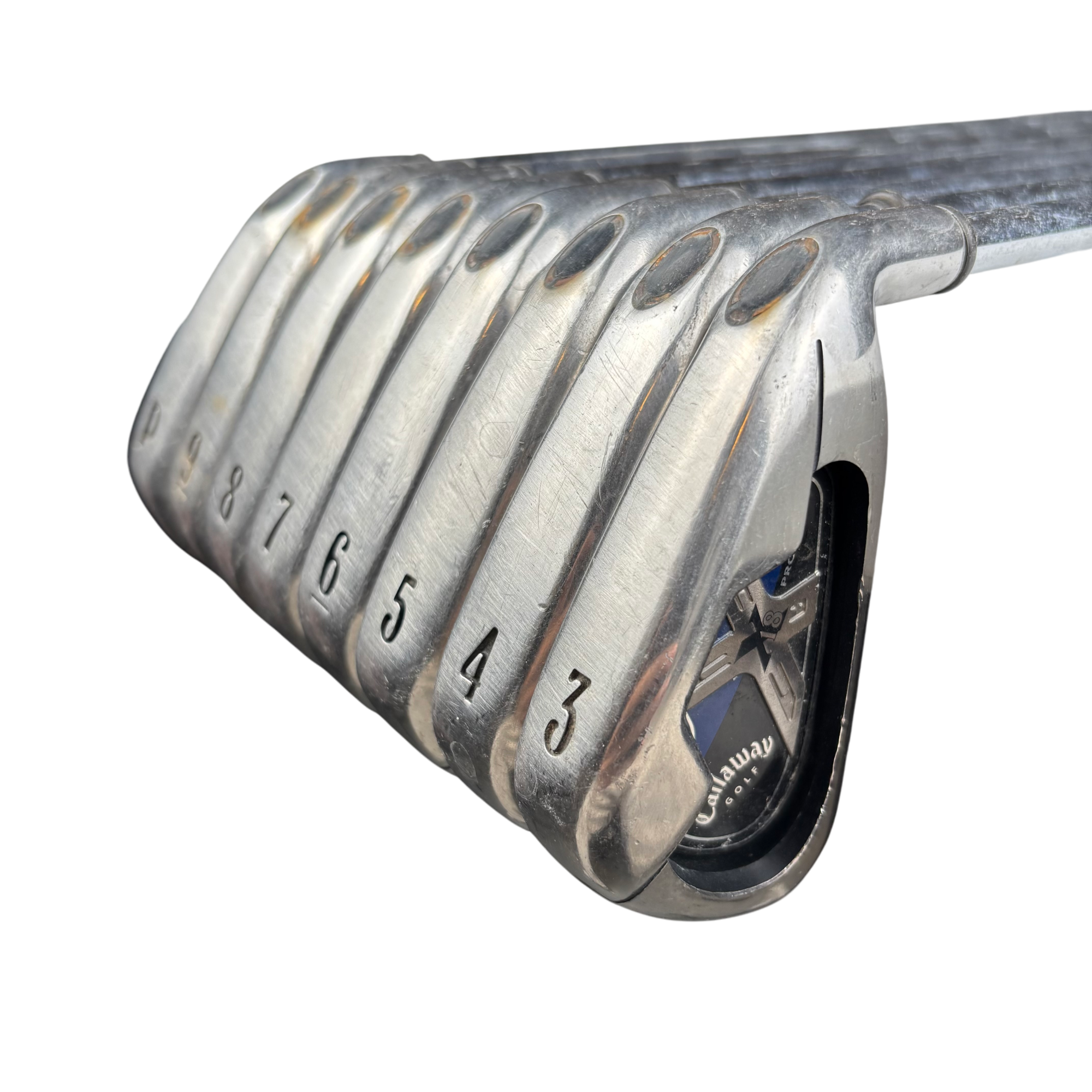 Callaway X-18 Pro Series Jernsæt / Flex Stiff / 3-PW / Stål galleri billede 3 - brugt golf udstyr i god stand