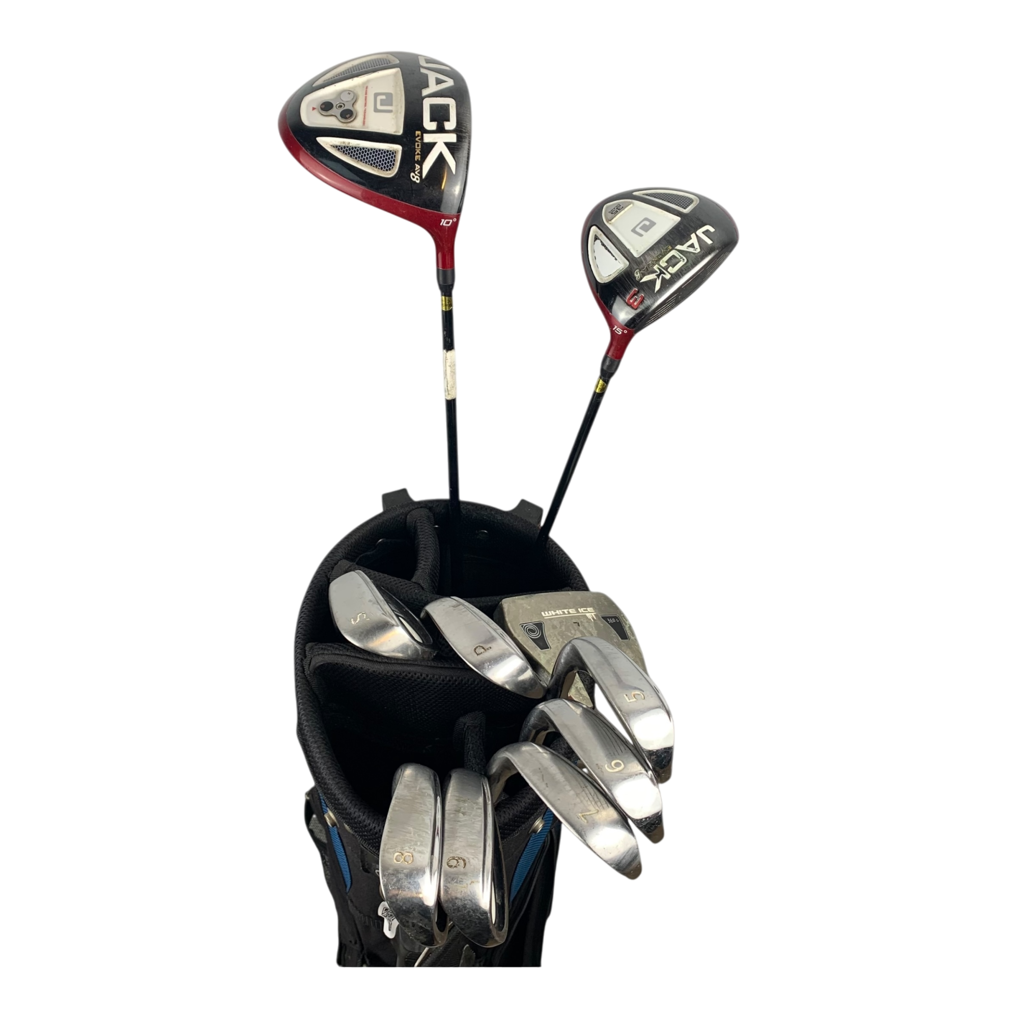 Jack Komplet Sæt M. Bag / Flex Regular / Graphite galleri billede 4 - brugt golf udstyr i god stand